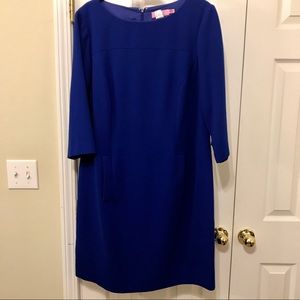 Eliza J Sheath Dress with 3/4 Length Sleeves